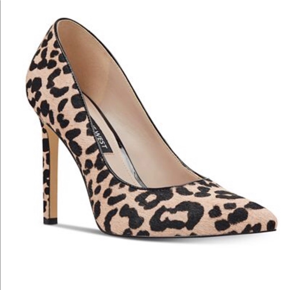 Nine West Cheetah Print Fur Pumps